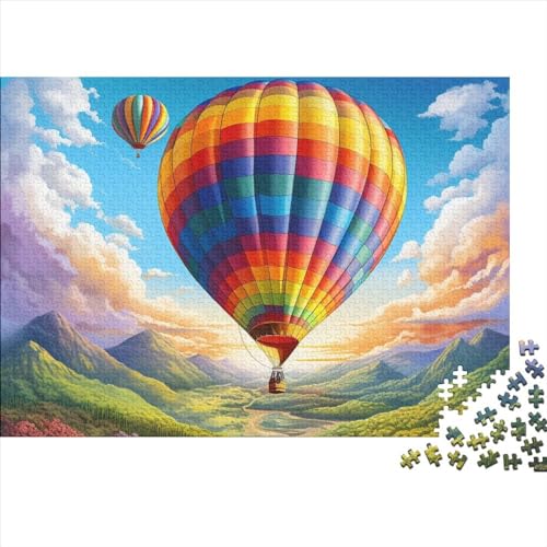 Hot Air Balloon 1000 Piece Puzzle Heißluftballons 1000 Teile Puzzle Impossible Puzzle - Home Decoration Puzzle Jigsaw Puzzles for Adults and Children from 14 Years 1000pcs (75x50cm) von YLIANVED