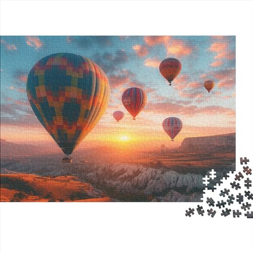 Hot Air Balloon 1000 Piece Puzzle Heißluftballons 1000 Teile Puzzle Skill Game for The Whole Family Jigsaw Puzzles for Adults and Children from 14 Years 1000pcs (75x50cm) von YLIANVED