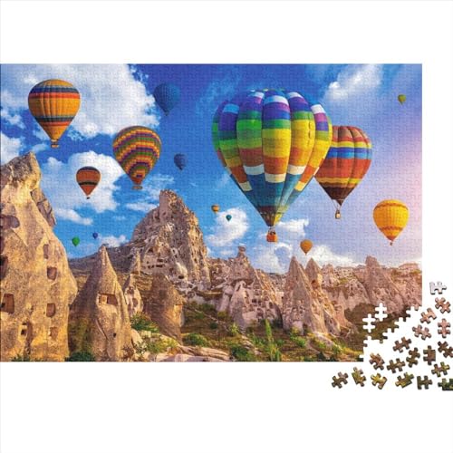 Hot Air Balloon 1000 Piece Puzzle Heißluftballons 1000 Teile Puzzle Stress Relieve Family Puzzle Game Jigsaw Puzzles for Adults and Children from 14 Years 1000pcs (75x50cm) von YLIANVED