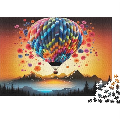 Hot Air Balloon 1000 Pieces Puzzle Heißluftballons 1000 Teile Puzzle Skill Game for The Whole Family Jigsaw Puzzles Für Erwachsene 1000pcs (75x50cm) von YLIANVED