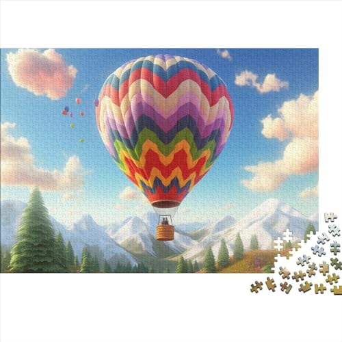 Hot Air Balloon Puzzle 1000 Pieces Heißluftballons 1000 Teile Puzzle Puzzle Lernspiele Heimdekoration Jigsaw Puzzles for Adults 1000pcs (75x50cm) von YLIANVED