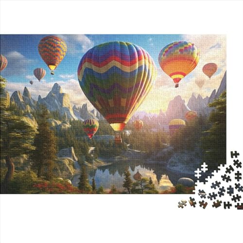 Hot Air Balloon Puzzle 1000 Pieces Heißluftballons 1000 Teile Puzzle Puzzle Lernspiele Heimdekoration Jigsaw Puzzles for Adults and Children from 14 Years 1000pcs (75x50cm) von YLIANVED