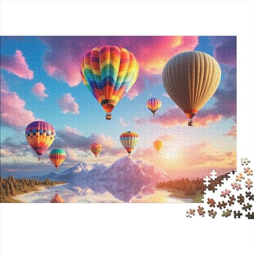 Hot Air Balloon Puzzle 300 Pieces Heißluftballons 300 Teile Puzzle Puzzle Lernspiele Heimdekoration Jigsaw Puzzles Für Erwachsene 300pcs (40x28cm) von YLIANVED