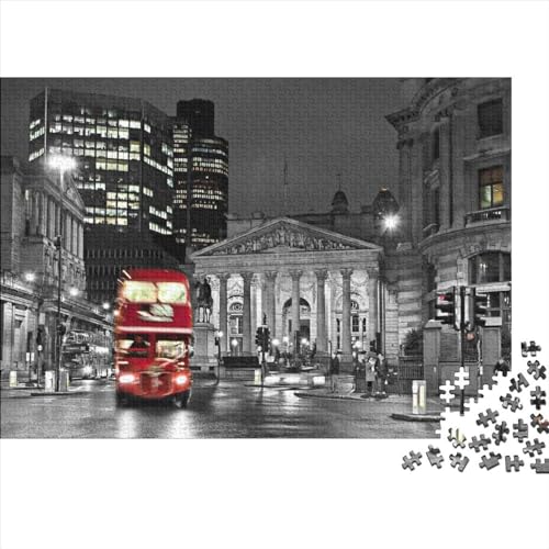 London Cityscape 1000 Piece Puzzle London Stadtbild 1000 Teile Puzzle Skill Game for The Whole Family Jigsaw Puzzles Für Erwachsene 1000pcs (75x50cm) von YLIANVED