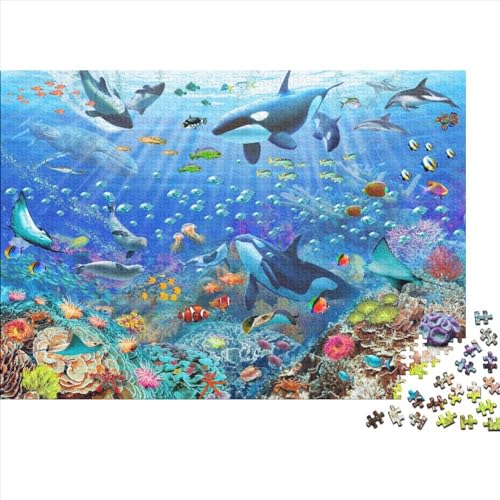 Ocean World 1000 Piece Puzzle Unterwasserwelt 1000 Teile Puzzle Children Educational Game - Toy Gift Jigsaw Puzzles Für Erwachsene 1000pcs (75x50cm) von YLIANVED