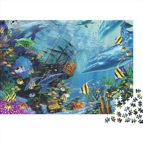 Ocean World 1000 Piece Puzzle Unterwasserwelt 1000 Teile Puzzle Educational Game - Toy Gift - Wall Decoration Jigsaw Puzzles for Adults and Children from 14 Years 1000pcs (75x50cm) von YLIANVED