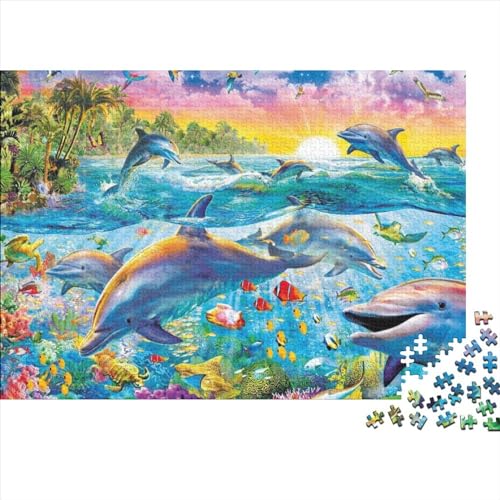 Ocean World 1000 Pieces Puzzle Unterwasserwelt 1000 Teile Puzzle Children Educational Game - Toy Gift Jigsaw Puzzles for Adults and Children from 14 Years 1000pcs (75x50cm) von YLIANVED