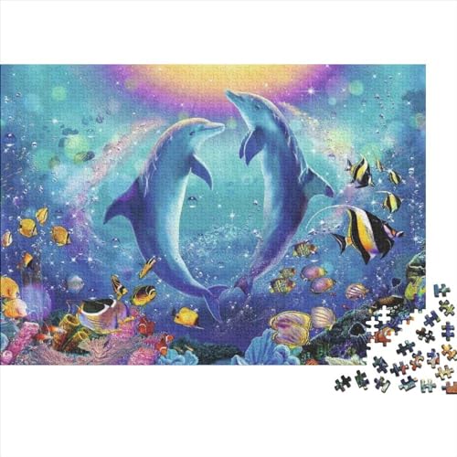 Ocean World 1000 Pieces Puzzle Unterwasserwelt 1000 Teile Puzzle Skill Game for The Whole Family Jigsaw Puzzles Für Erwachsene 1000pcs (75x50cm) von YLIANVED