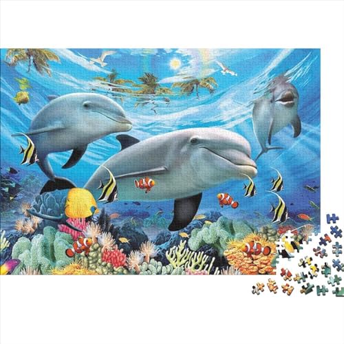 Ocean World 1000 Pieces Puzzle Unterwasserwelt 1000 Teile Puzzle Skill Game for The Whole Family Jigsaw Puzzles for Adults and Children from 14 Years 1000pcs (75x50cm) von YLIANVED