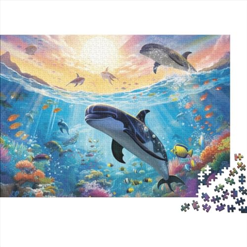 Ocean World 1000 Pieces Puzzle Unterwasserwelt 1000 Teile Puzzle Stress Relieve Family Puzzle Game Jigsaw Puzzles for Adults and Children from 14 Years 1000pcs (75x50cm) von YLIANVED