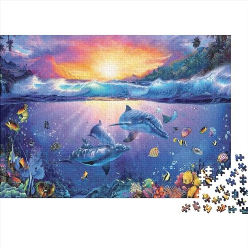 Ocean World 300 Pieces Puzzle Unterwasserwelt 300 Teile Puzzle Stress Relieve Family Puzzle Game Jigsaw Puzzles for Adults and Children from 14 Years 300pcs (40x28cm) von YLIANVED