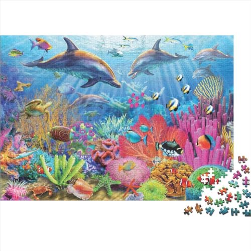 Ocean World 500 Piece Puzzle Unterwasserwelt 500 Teile Puzzle Children Educational Game - Toy Gift Jigsaw Puzzles for Adults and Children from 14 Years 500pcs (52x38cm) von YLIANVED