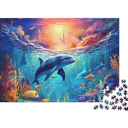 Ocean World Puzzle 1000 Pieces Unterwasserwelt 1000 Teile Puzzle Impossible Puzzle - Home Decoration Puzzle Jigsaw Puzzles for Adults and Children from 14 Years 1000pcs (75x50cm) von YLIANVED
