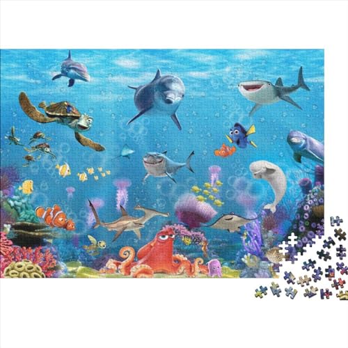 Ocean World Puzzle 1000 Pieces Unterwasserwelt 1000 Teile Puzzle Stress Relieve Family Puzzle Game Jigsaw Puzzles Für Erwachsene 1000pcs (75x50cm) von YLIANVED