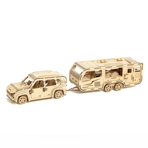 YLME 3D-Holzpuzzle, DIY Reise-Wohnwagen-Autos-Holzpuzzles, Camp Car Handgemachtes Montage-Lernspielzeug Für Erwachsene DIY-Bastellastwagen YLME 3D-Holzpuzzle, DIY Reise-Wohnwagen-Autos-Holzpuzzles, Camp Car Handgemachtes Montage-Lernspielzeug Für Erwachsene DIY-Bastellastwagen von YLME