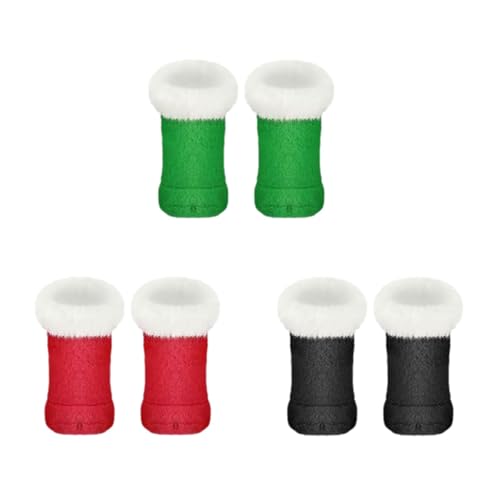 3 Paar Puppen Schuhe Weihnachten, 18 Zoll Plüsch Puppenschuhe Elfen Puppen Stiefel, Mini Stiefel für Puppen, Weihnachtselfen Zubehör für 1/12 Puppenhaus Kostümzubehör 3 Paar Puppen Schuhe Weihnachten, 18 Zoll Plüsch Puppenschuhe Elfen Puppen Stiefel, Mini Stiefel für Puppen, Weihnachtselfen Zubehör für 1/12 Puppenhaus Kostümzubehör von YLMYOLEMEI