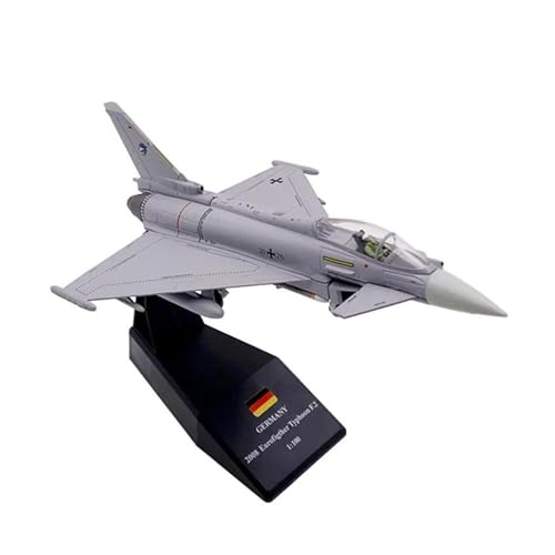 1/100 Für EF2000 Eurofighter Typhoon Kampfflugzeug Modell Metall Kämpfer Militär Für Sammlung von YLQERZ