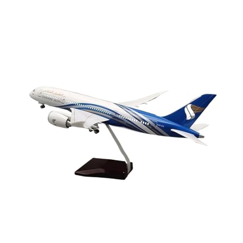 1/130 47CM Für B787 Flugzeug Oman Airline W Licht Und Rad Druckguss Harz Flugzeug Modell Spielzeug(No Light) von YLQERZ