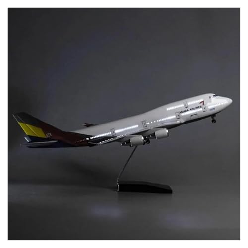 47 cm 1/160 Für Flugzeug B747 Korean Airline Modell W LED Licht Druckguss Harz Spielzeug Sammlung(with Light) von YLQERZ