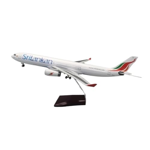 47CM 1:135 Für SriLankan A330 Modell W Fahrwerk Räder Lichter Harz Flugzeug Flugzeug Dekoration(No Light) von YLQERZ