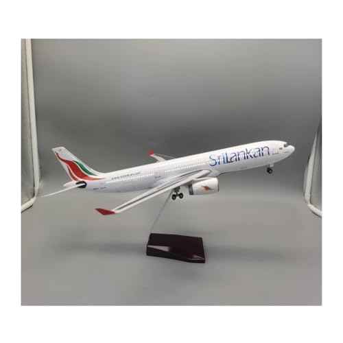 47CM 1:135 Für SriLankan A330 Modell W Fahrwerk Räder Lichter Harz Flugzeug Flugzeug Dekoration(with Light) von YLQERZ