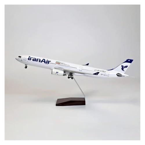 Metallflugzeugmodell 1/135 47cm Für Asien Iran Air 330 Flugzeug Spielzeug Harz Diecast Sammlung Display Mit Basis Sammeln Oder Verschenken(with Light) von YLQERZ