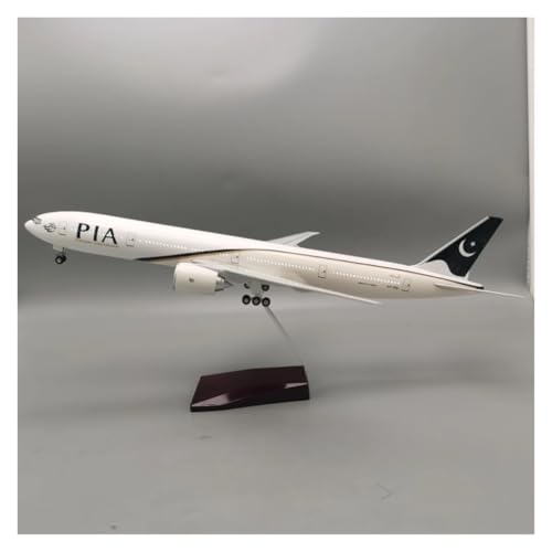 Metallflugzeugmodell 1/150 Skala Modell Diecast Harz Flugzeug Für B777 Pakistan Pia Für Sammlung Display Sammeln Oder Verschenken(with Light) von YLQERZ