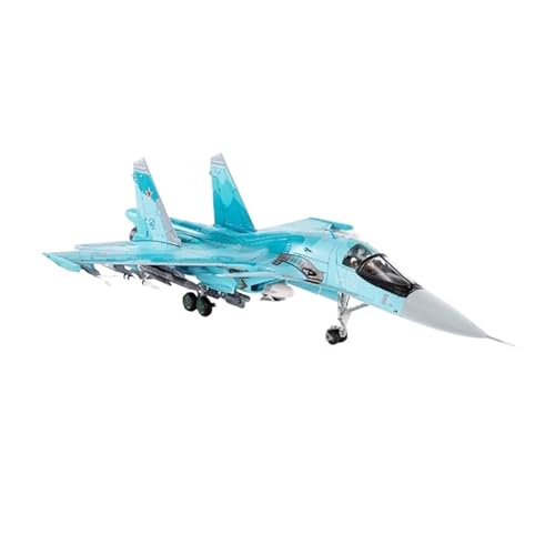 Metallflugzeugmodell 1/72 Für Russische Luftwaffe Su34 Legierung Flugzeug Modell Kämpfer SU34 Platypus Luftfahrt Sammlerstücke Ornamente Sammeln Oder Verschenken(Gray) von YLQERZ