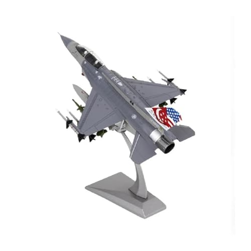 Metallflugzeugmodell 1/72 Skala Legierung Modell Druckguss Für Singapur F16D Kämpfer Sammeln Hobby Dekoration Flugzeuge Sammeln Oder Verschenken von YLQERZ