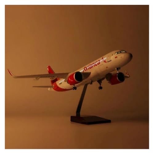 Metallflugzeugmodell 1/80 Skala Für A320 NEO Kolumbien 2025 Spielzeug Diecast Harz Flugzeug Modell Sammlung Display Sammeln Oder Verschenken(with Light) von YLQERZ