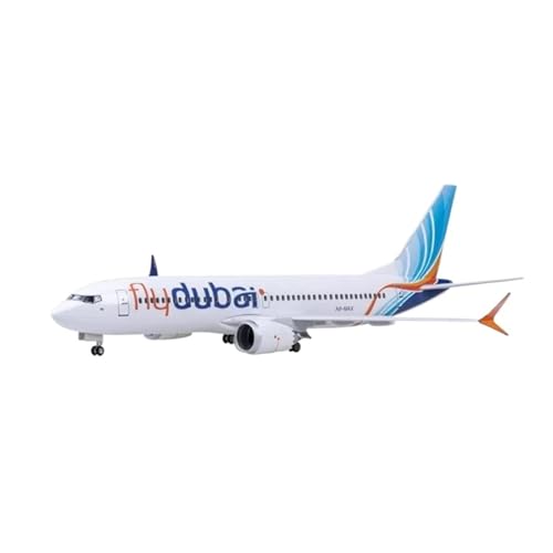 Metallflugzeugmodell 1/85 Skala Für B737 Dubai Diecast Harz Flugzeug Modell W Licht Und Rad Spielzeug Sammlung Diecast Sammeln Oder Verschenken(No Light) von YLQERZ