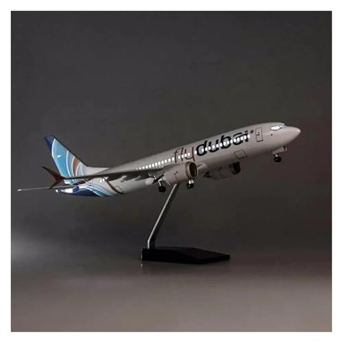Metallflugzeugmodell 1/85 Skala Für B737 Dubai Diecast Harz Flugzeug Modell W Licht Und Rad Spielzeug Sammlung Diecast Sammeln Oder Verschenken(with Light) von YLQERZ