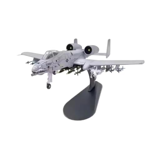 Metallflugzeugmodell 1:100 Für Shark A-10A Angriff Diecast Metall Kämpfer Modell Spielzeug Mit Stand Flugzeug Sammlung Flugzeug Display Sammeln Oder Verschenken von YLQERZ