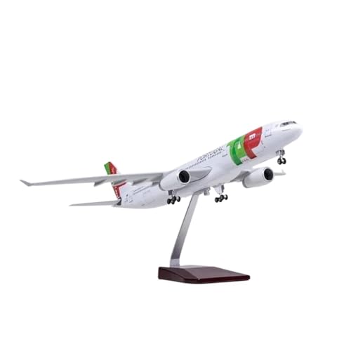 Metallflugzeugmodell 1:135 Für Modell Portugal Airbus A330 Mit Licht Und Rädern Flugzeug Flugzeugsammlung Anzeigemaßstab Druckgussharz 47 cm Sammeln Oder Verschenken(with Light) von YLQERZ