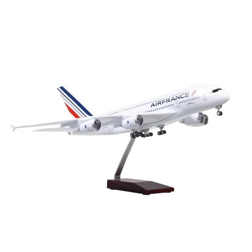 Metallflugzeugmodell 1:142 Für Harz Modell France Airlines A380 Flugzeug Mit Licht Sammlung Display Spielzeug Fans Dekoration Sammeln Oder Verschenken(No Light) von YLQERZ