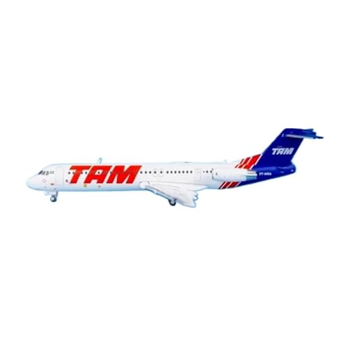Metallflugzeugmodell 1:400 Für GeminiJets GJTAM2062 Brasilien Tianma Airlines Fokker 100 Legierung Flugzeug Dekoration Sammeln Oder Verschenken von YLQERZ