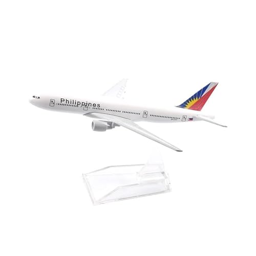 Metallflugzeugmodell 16 cm Für Philippinen Boeing 777 Modell Planel Flugzeug Druckguss Metall 1/400 Skala Militär Enthusiasten Sammlung Sammeln Oder Verschenken von YLQERZ