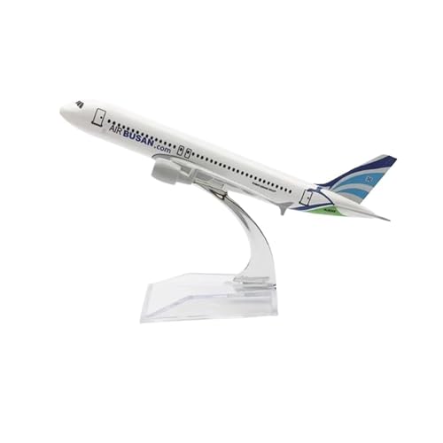 Metallflugzeugmodell 16CM Für Air Busan A320 Legierung Simulation Flugzeug Modell Souvenir Hobby Sammlung Spielzeug Dekoration Sammeln Oder Verschenken von YLQERZ