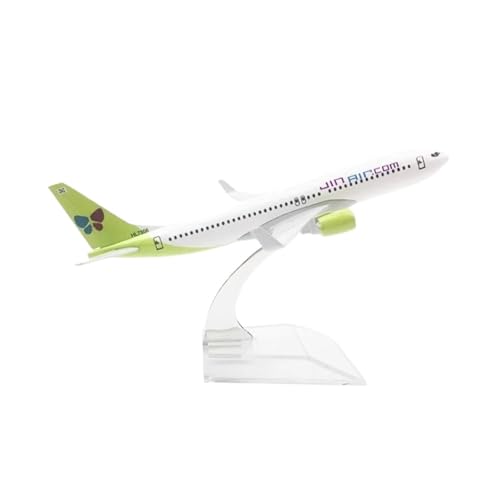 Metallflugzeugmodell 16CM Für Jin AirB737 Simulation Legierung Fertig Souvenir Hobby Metall Flugzeug Spielzeug Sammlung Display Modell Sammeln Oder Verschenken von YLQERZ