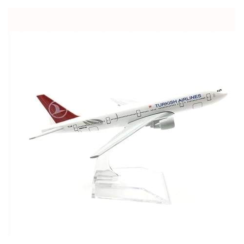 Metallflugzeugmodell 16CM Für Türkei Airways B777 Airlines Flugzeug Modell Mit Basis Legierung Flugzeuge Flugzeug Für Souvenir Zeigen Sammeln Oder Verschenken von YLQERZ