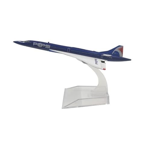 Metallflugzeugmodell 16cm Für Concorde Flugzeug Modell Druckguss Metall 1/400 Skala Licht Hobby Dekoration Sammlung Display Ornamente Sammeln Oder Verschenken von YLQERZ