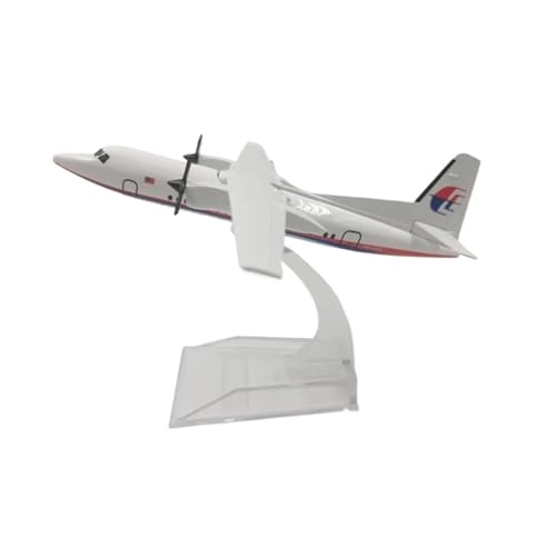 Metallflugzeugmodell 16cm Für Malaysia Airlines Fokker FK-50 Flugzeug Flugzeug Modell Diecast Metall 1/400 Skala Flugzeuge Sammeln Oder Verschenken von YLQERZ