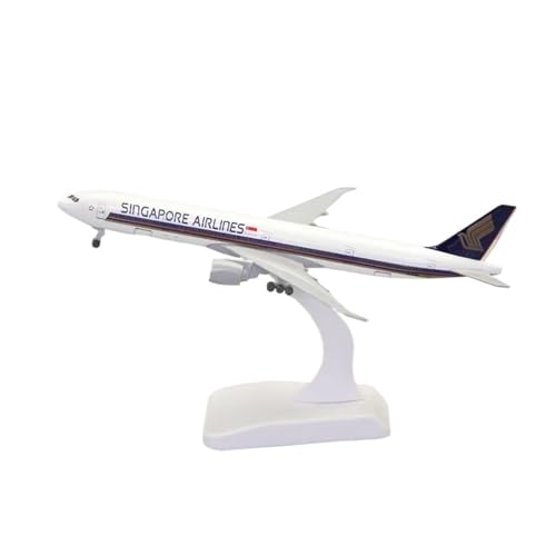 Metallflugzeugmodell 18 cm Flugzeugmodell Im Maßstab 1:400 Für B777-300ER Singapore Airlines Passagierflugzeug Mit Rädern Sammeln Oder Verschenken von YLQERZ