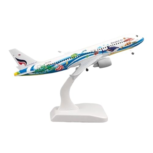 Metallflugzeugmodell 20 cm Für A320 Bangkok Airways Modell 320 Metall Flugzeug Replika Legierung Material 1:400 Sammeln Oder Verschenken von YLQERZ