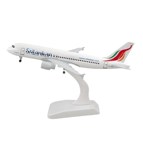 Metallflugzeugmodell 20 cm Für A320 Sri Lanka 320 Airlines Metall Flugzeug Replika Legierung Material 1:400 Luftfahrt Serie Sammeln Oder Verschenken von YLQERZ