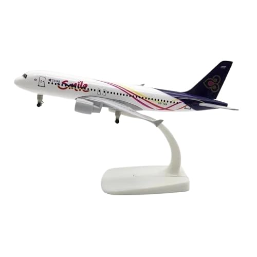Metallflugzeugmodell 20 cm Für A320 Thailand Smile Airlines Modell 320 Metall Flugzeug Replika Legierung Material 1:400 Sammeln Oder Verschenken von YLQERZ
