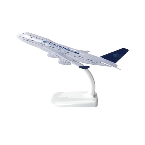 Metallflugzeugmodell 20CM Für Indonesia Airways B747 Airlines Flugzeug Modell Mit Basis Legierung Für Sammeln Spielzeug Souvenir Zeigen Sammeln Oder Verschenken von YLQERZ