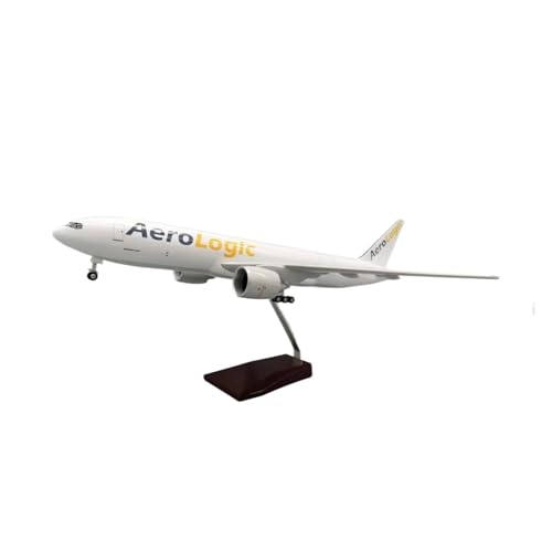 Metallflugzeugmodell 43cm Maßstab 1/142 Modellflugzeug Spielzeug Für B777-200 Aerologic Airlines Transport Druckguss Harz Flugzeug Display Sammeln Oder Verschenken von YLQERZ