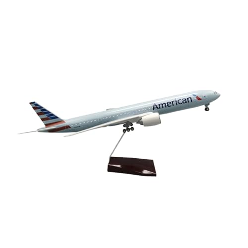 Metallflugzeugmodell 47 cm Maßstab 1/157 Für B777 Flugzeugmodell Spielzeug Mit Licht Und Radfahrwerk Druckguss-Leichtflugzeug Sammeln Oder Verschenken(No Light) von YLQERZ