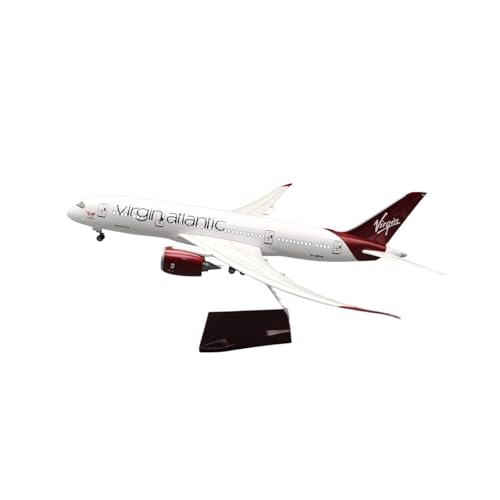 Metallflugzeugmodell 47 cm Maßstab Druckgussharz Für Virgin Aranric B787 Flugzeugmodell Sammlung Display Tisch Ornament Sammeln Oder Verschenken(No Light) von YLQERZ